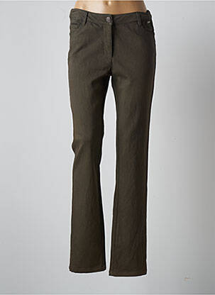 Pantalon slim verde AGATHE & LOUISE femeie