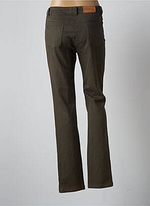 Pantalon slim broderie cu nituri mărime normală verde AGATHE & LOUISE femeie