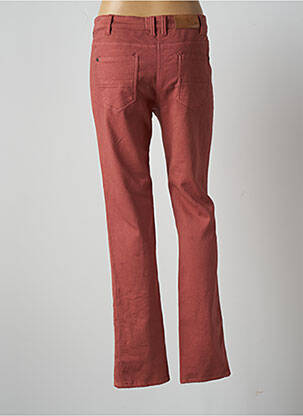 Pantalon slim țesătură poplin mărime normală roz AGATHE & LOUISE femeie