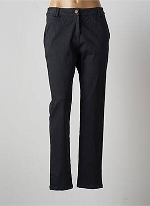 Pantalon slim țesătură poplin mărime normală gri AGATHE & LOUISE femeie
