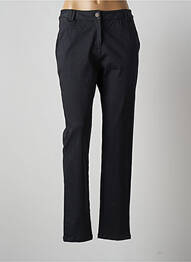 Pantalon slim țesătură poplin mărime normală gri AGATHE & LOUISE femeie