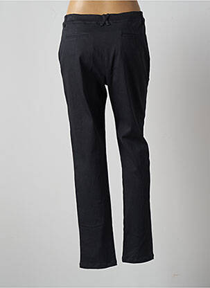 Pantalon slim țesătură poplin mărime normală gri AGATHE & LOUISE femeie