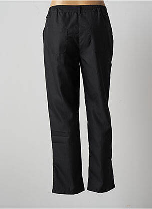 Pantalon drept talie elastică mărime normală negru AGATHE & LOUISE femeie