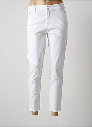 Pantalon 7/8 alb COWEST femeie
