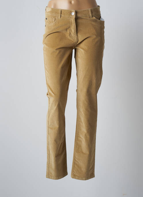 Pantalon slim bej AGATHE & LOUISE femeie