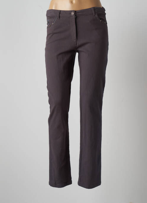 Pantalon slim gri AGATHE & LOUISE femeie