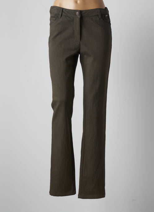 Pantalon slim verde AGATHE & LOUISE femeie