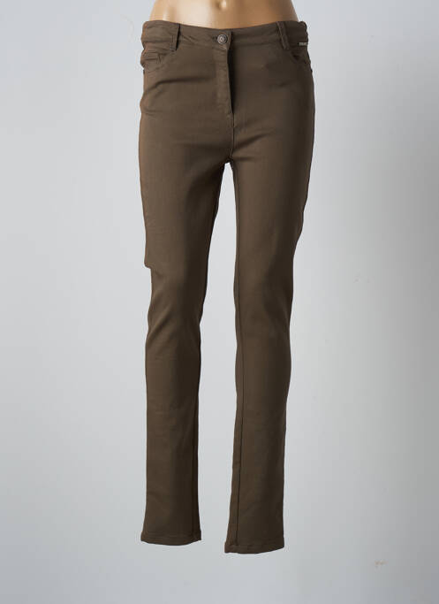 Pantalon slim verde AGATHE & LOUISE femeie