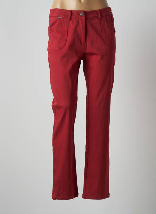 Pantalon drept roșu AGATHE & LOUISE femeie