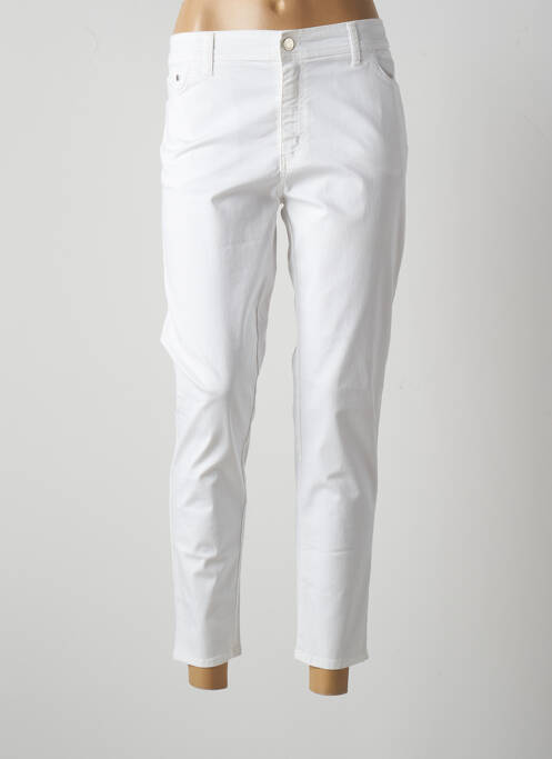 Pantalon 7/8 alb COWEST femeie