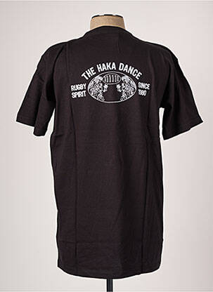 Tricou elasticitate mâneci scurte negru THE HAKADANCE bărbat