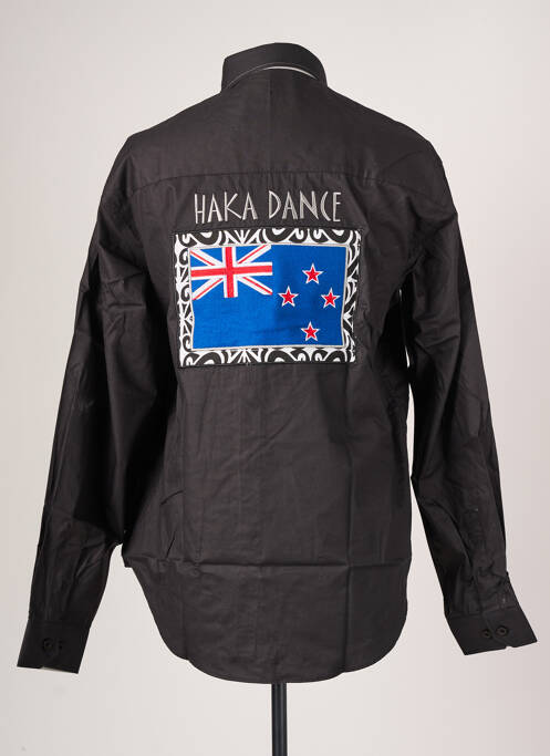 Cămașă cu mâneci lungi gri HAKA DANCE bărbat