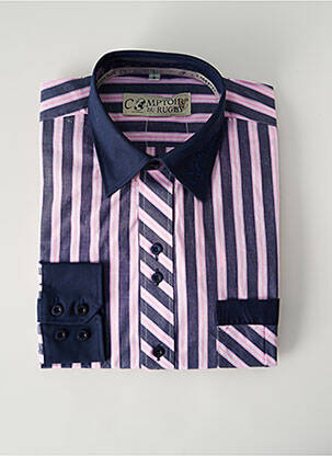 Cămașă cu mâneci lungi violet COMPTOIR DU RUGBY bărbat