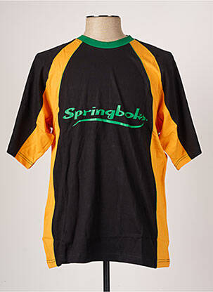 Tricou elasticitate mâneci scurte negru SA RUGBY bărbat