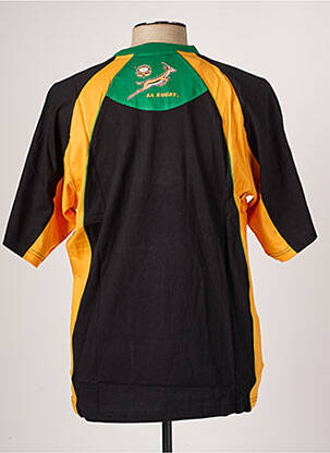 Tricou elasticitate mâneci scurte negru SA RUGBY bărbat