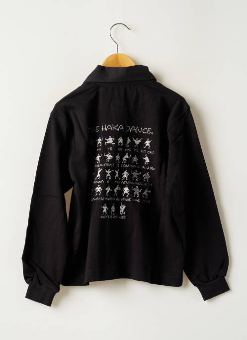 Polo negru QUINZE & TREIZE băiat