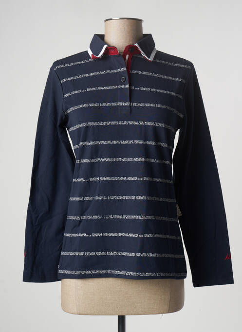 Top albastru ERIC TABARLY femeie