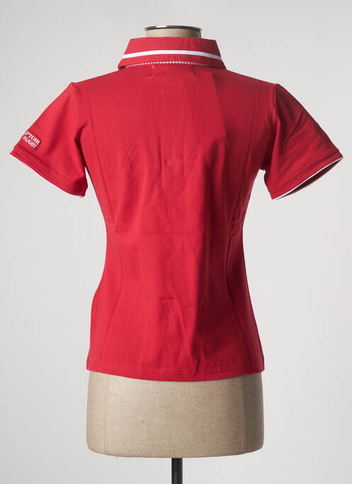 Polo roșu COMPTOIR DU RUGBY femeie