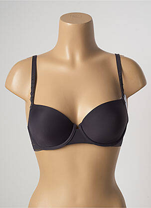 Sutien efect material satinat top sutien modelat gri SIMONE PERELE femeie