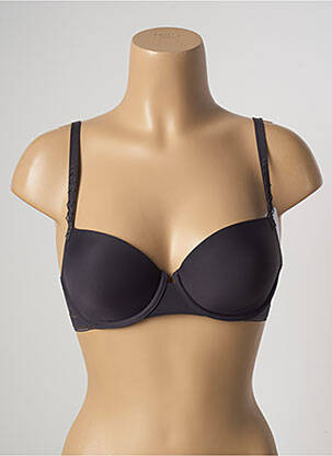 Sutien efect material satinat top sutien modelat gri SIMONE PERELE femeie