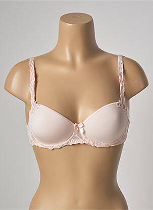 Sutien efect material satinat top sutien modelat roz SIMONE PERELE femeie