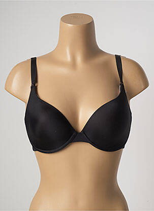 Sutien efect material satinat top sutien modelat negru SIMONE PERELE femeie