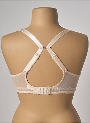 Sutien efect material satinat top sutien modelat roz SIMONE PERELE femeie