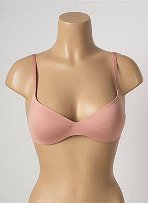 Sutien efect material satinat top sutien push-up roz PASSIONATA femeie