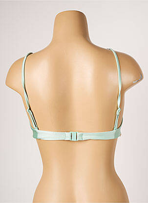 Sutien de costum de baie bretele elastice reglabile sutien balconet cu decolteu înalt verde BARTS femeie