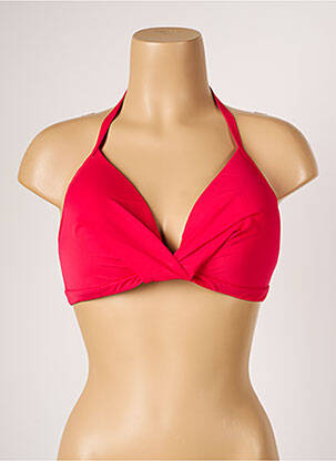 Sutien de costum de baie elasticitate sutien balconet cu decolteu înalt roz BARTS femeie
