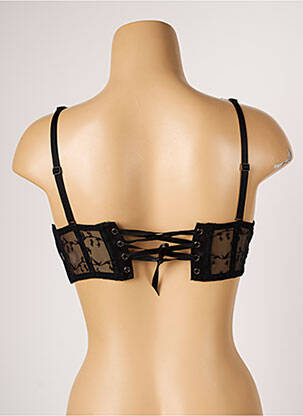 Sutien efect material satinat top sutien modelat negru SIMONE PERELE femeie