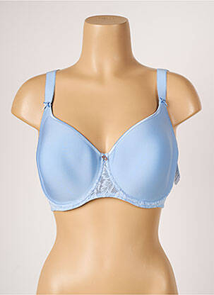 Sutien efect material satinat top sutien modelat albastru AUBADE femeie