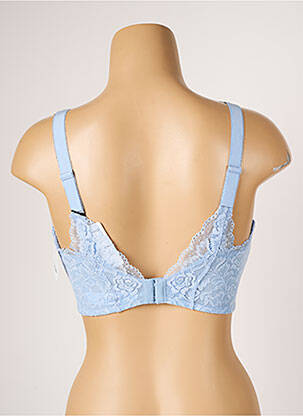Sutien efect material satinat top sutien modelat albastru AUBADE femeie