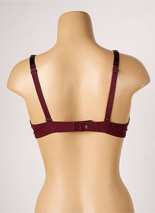 Sutien efect material satinat top sutien modelat roșu SIMONE PERELE femeie