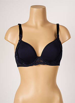 Sutien efect material satinat top sutien modelat albastru SIMONE PERELE femeie