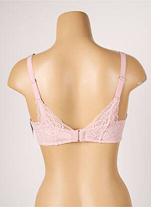 Sutien efect material satinat top sutien modelat roz AUBADE femeie