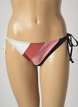 Chiloți de baie efect material satinat bikini roz BARTS femeie