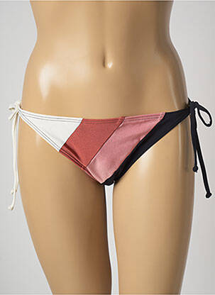 Chiloți de baie efect material satinat bikini roz BARTS femeie