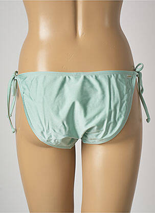 Chiloți de baie efect material satinat bikini verde BARTS femeie