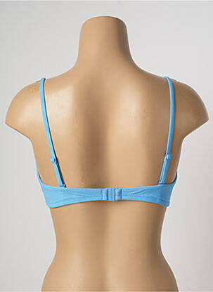 Sutien de costum de baie elasticitate sutien balconet cu decolteu înalt albastru BARTS femeie