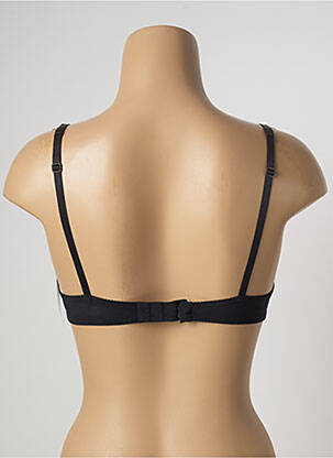 Sutien efect material satinat sutien balconet cu decolteu înalt negru AUBADE femeie