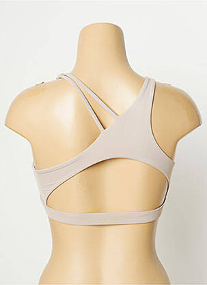 Sutien efect material satinat sutiene bej SUMADRA femeie