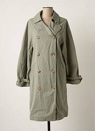 Trench țesătură poplin fără glugă verde O.P.D.V (ON PARLE DE VOUS) femme