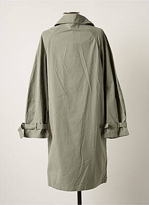 Trench țesătură poplin fără glugă verde O.P.D.V (ON PARLE DE VOUS) femeie