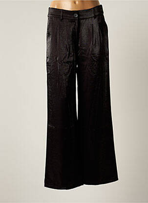 Pantalon larg negru MOLLY BRACKEN femeie