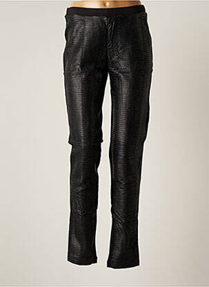 Pantalon slim negru MISS TIC femeie