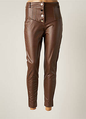 Pantalon slim maro COPPEROSE femeie