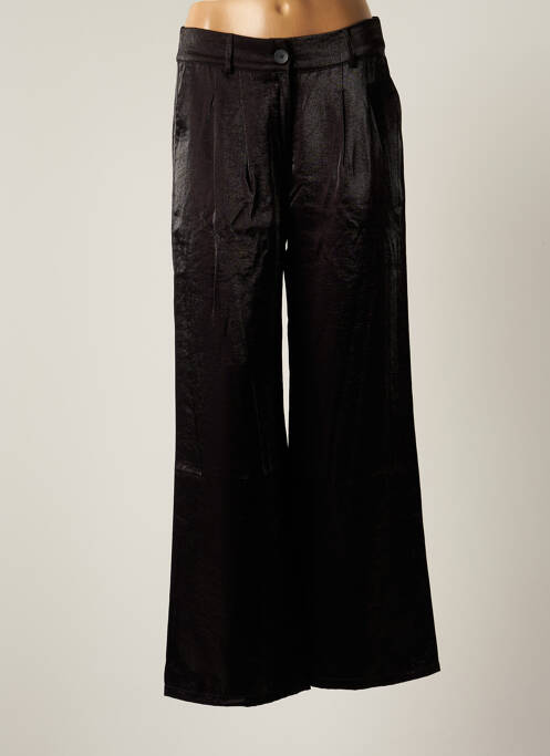 Pantalon larg negru MOLLY BRACKEN femeie