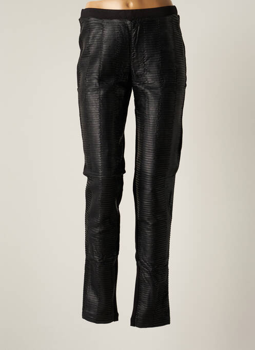 Pantalon slim negru MISS TIC femeie