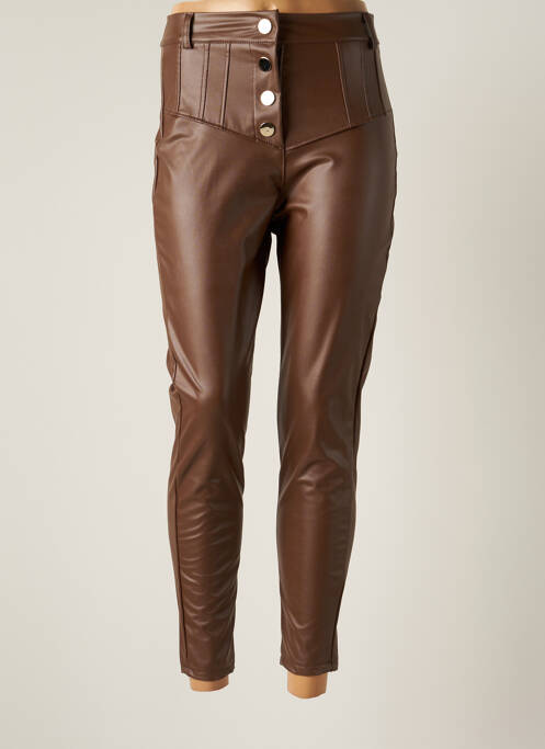 Pantalon slim maro COPPEROSE femeie